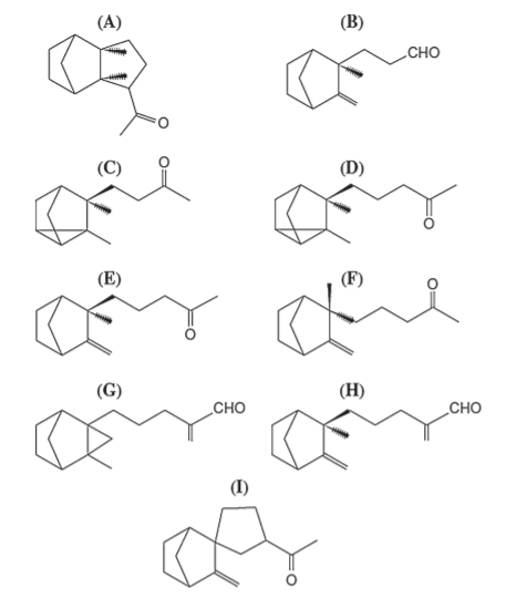 香精与香料(17)-香型与分子结构特征的关系